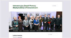 Desktop Screenshot of izpmkrzeszowice.org